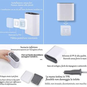 Silicone Toilet Brush With Sticker