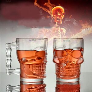 Khopdi Skull Beer Glass 540 ml ( 6 pis set )
