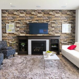 stone PVC SELF ADHESIVE WALLPAPER FOIL (45CM*3M)