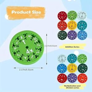 MATH FIDGET SPINNER  ( 9 PCS SET)