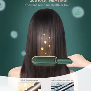 HAIR STRAIGHTNER COMB BRUSH