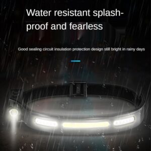 Red and white Head lamp 3 in 1