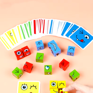 WOOD EXPRESSION CUBE PUZZLE