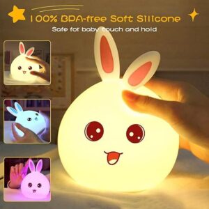 SILICONE RABBIT NIGHT LAMP