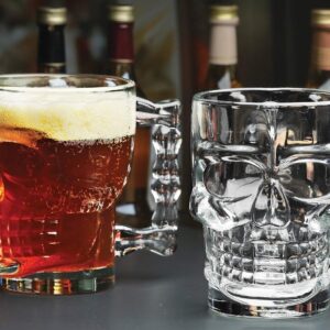 Khopdi Skull Beer Glass 540 ml ( 6 pis set )