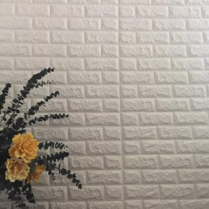 BRICK WALLPAPER STICKER WHITE (77*70CM)