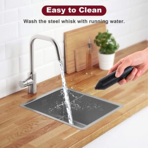 ELECTRIC MILK FROTHER WITH SS STAND