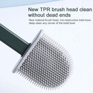 Silicone Toilet Brush With Sticker