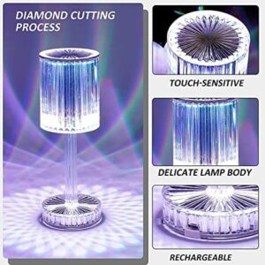 New crystal table lamp USB Charging Touch Lamp
