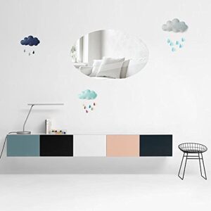 Ovel Shape Sticker Mirror (30*45)