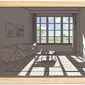 Light Painting Decoration Fram