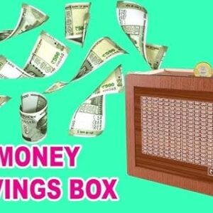 Wooden Coin Piggy Bank MONEY BOX