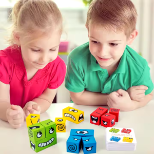 WOOD EXPRESSION CUBE PUZZLE