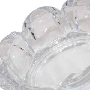 CRYSTAL ROUND ASH TRAY