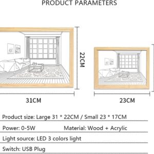 Light Painting Decoration Fram