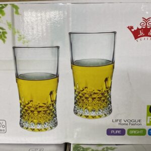 CRYSTAL CUT BEAR GLASS (6 Pis Set)