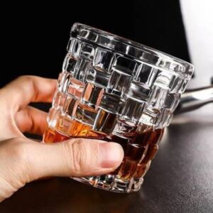 Checks Round Glass Whisky 6 pis set 300 ml